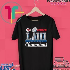 Kansas City Chiefs Super Bowl Champions Football Fans Club Tee Shirts