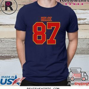 Kelce 87 Kansas City Football T-Shirt