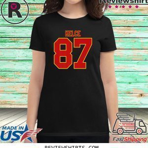 Kelce 87 Kansas City Football T-Shirt