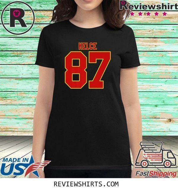 Kelce 87 Kansas City Football T-Shirt