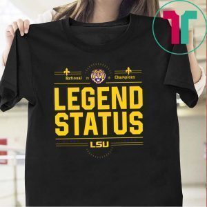 LSU National Championship Legend Status Tee Shirts