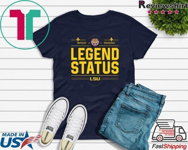 LSU National Championship Legend Status Tee Shirts