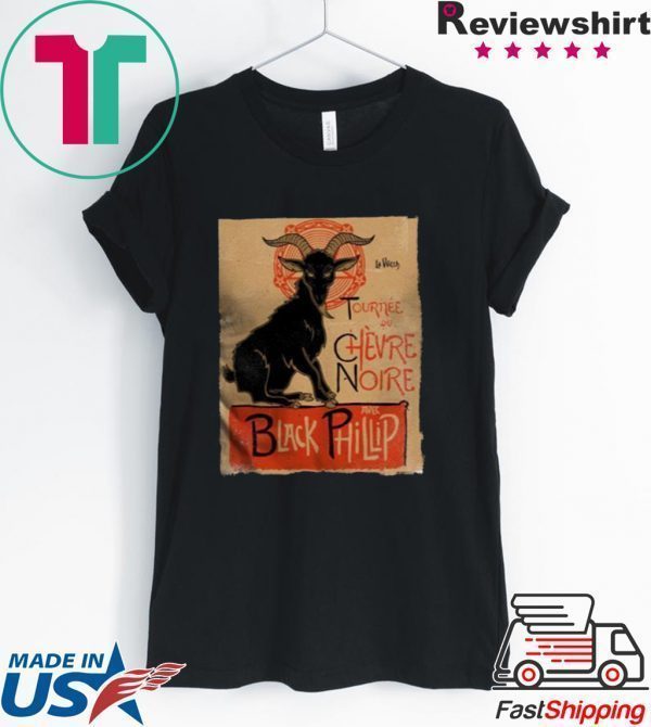 La Witch Tournee Du Chevre noire Black Avec Phillip Tee Shirts