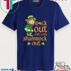 Leprechaun Rock Out With Shamrock Out St Patrick’s Day Tee Shirts