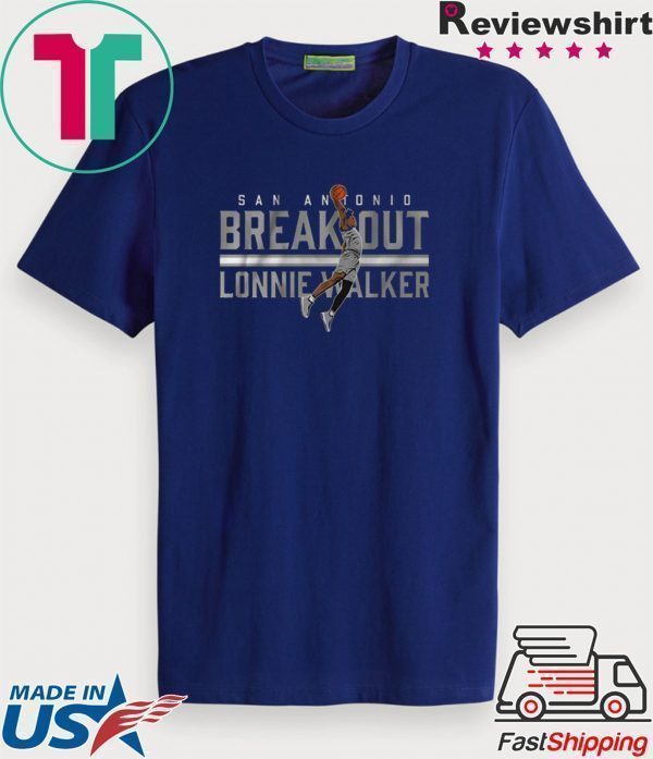 Lonnie Walker Breakout San Antonio Tee Shirts