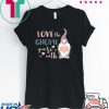 Love The Gnome You’re With Snow Man Tee Shirts