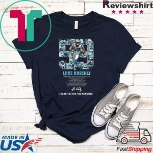 Luke Kuechly Thank You For The Memories Tee Shirts