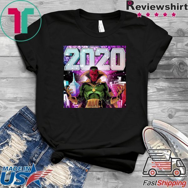 Marvel Vision Happy New Year 2020 Tee Shirts