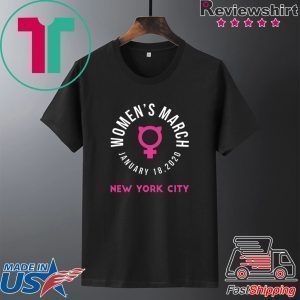 New York Women's March 2020 January Tee Shirts