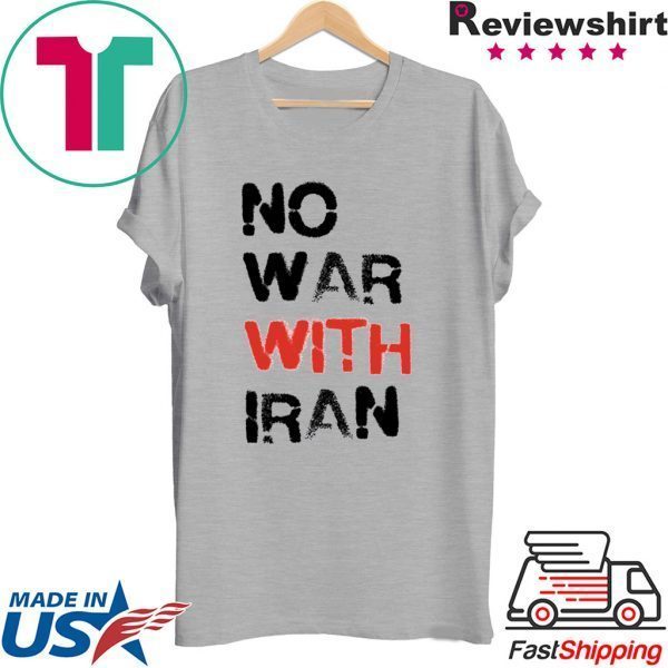 No War With Iran Tee Shirts