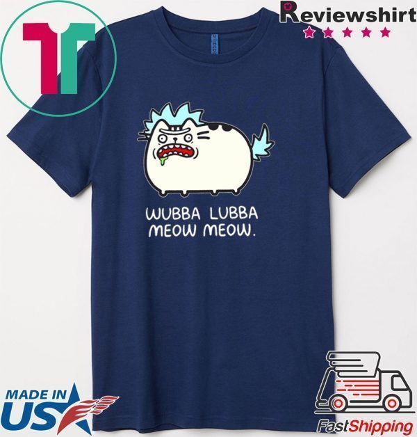 Official Rick Sanchez cat wubba lubba meow meow Tee Shirt