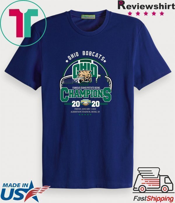 Ohio Bobcats Famous Idaho Potato Bowl champions 2020 Tee Shirt