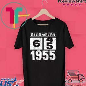 Oldometer 64 To 65 Born In 1955 Tee Shirt