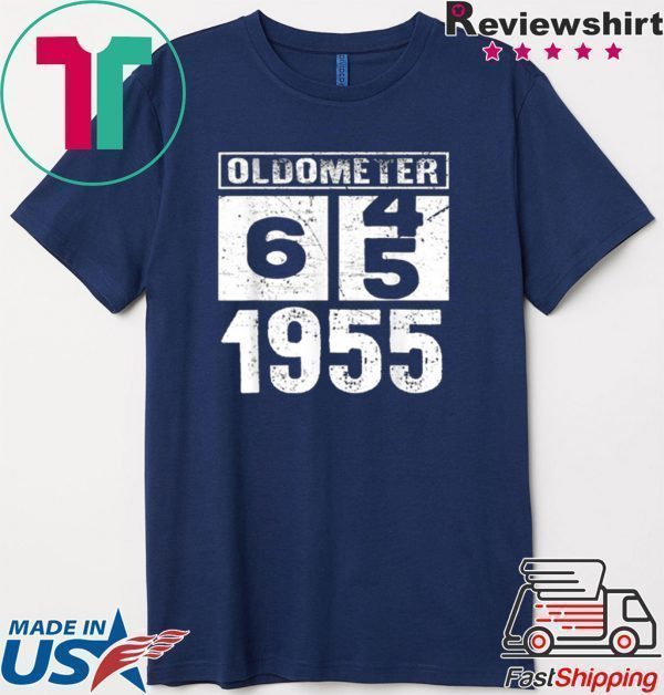 Oldometer 64 To 65 Born In 1955 Tee Shirt