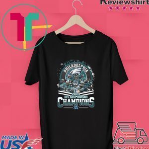 Philadelphia Eagles 2019 NFC East Division Champions Tee Shirts