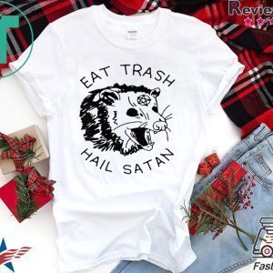 Possum Eat Trash Hail Satan Tee Shirt