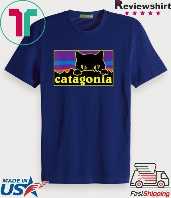 Premium Catagonia Cat Meowntains Tee Shirt