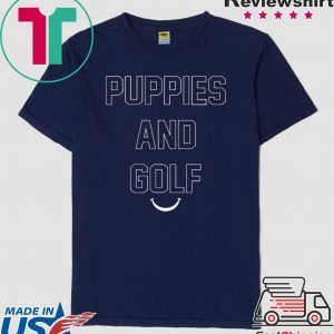 Puppies And Golf Tee Shirts