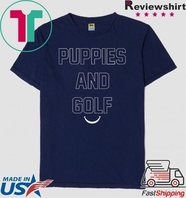 Puppies And Golf Tee Shirts