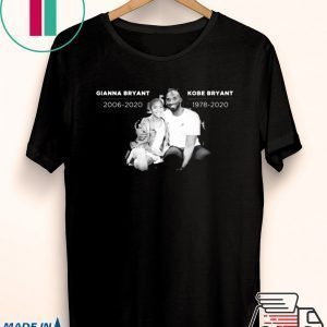 Rip Kobe Bryant and Daughter Tee Shirts