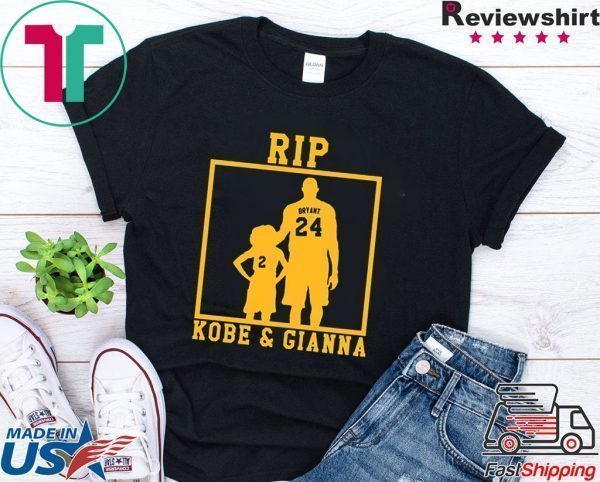 Rip Kobe Bryant and Gianna Tee Shirt