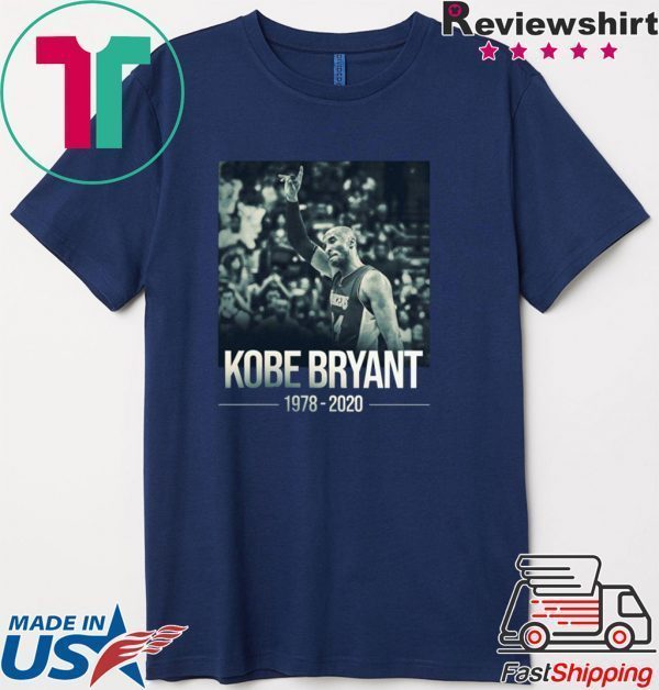 Rip-Kobe_Bryant T-Shirt Black Mamba Logo Los Angeles 24 Basketball 1978 2020 T-Shirt
