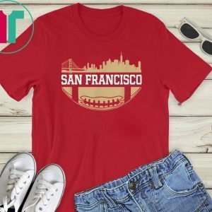 SF Football The City Vintage Skyline Tee Shirt