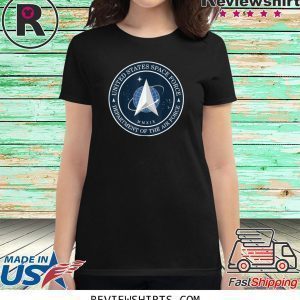Space United States Force Logo Tee Shirt