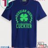 St Patricks Day Russian Mom Like A Regular Mom But Luckier Tee Shirt