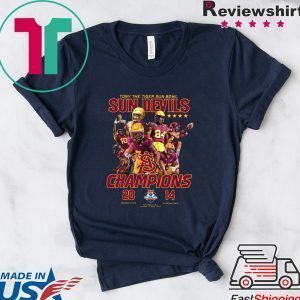 Tony The Tiger Sun Bowl Sun Devils Champions Tee Shirt
