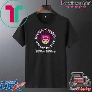 Women's March 2020 Cat Hat Tee Shirts