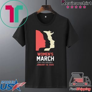 Women's March January 18, 2020 Oklahoma Tee Shirts