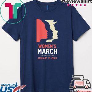 Women's March January 18, 2020 Washington DC Tee Shirt