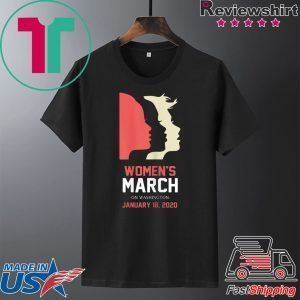 Women's March January 18, 2020 Washington DC Tee Shirt