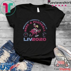 breakingt presents a night of beer & football liv 2020 Tee Shirts