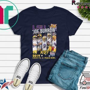 LSU joe burrow 2019 heisman trophy winners signature Tee Shirt