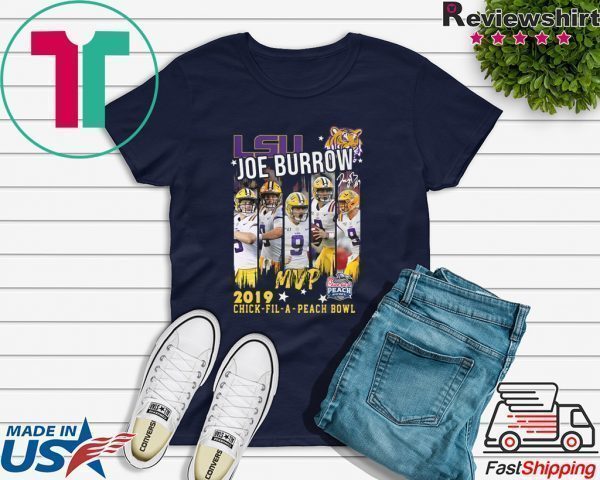 LSU joe burrow 2019 heisman trophy winners signature Tee Shirt