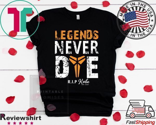 24 Basketball Legend Mamba Forever Memorial Tee Shirt