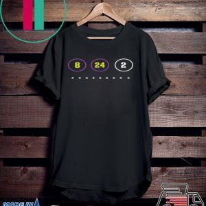 8 24 2 Shirt Kobe And Gianna Bryant Womens T-Shirt