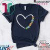 Autism Awareness Kindness Heart of Puzzle Autism Love Tee Shirts