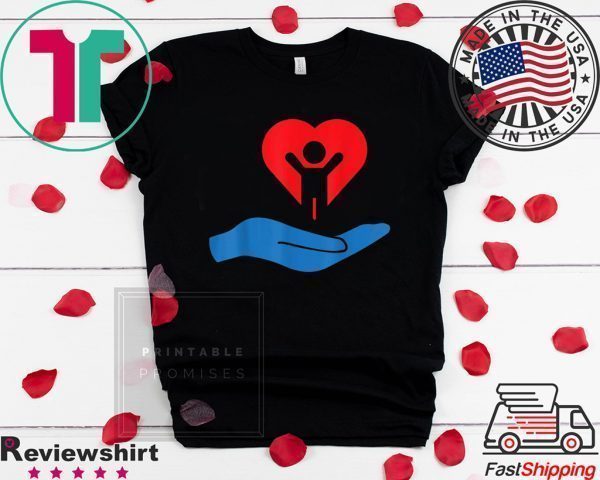 Autism Awarness My Hand Heart Gift Design Tee Shirts