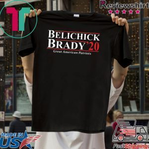 Belichick Brady 2020 great American Patriots Tee Shirts