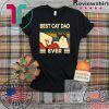 Best Cat Dad Ever Vintage Fathers Day Tee Shirts