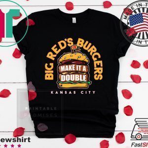 Big Red's Burgers Kansas City Football Tee Shirts