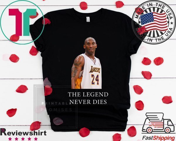 Black Mamba Kobe-Bryant The Legend Never Dies LA Basketball Tee Shirts