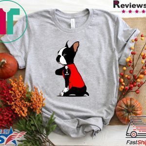 Boston terrier I love mom tattoo Tee Shirts
