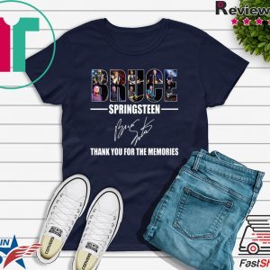 Bruce Springsteen thank you for the memories Tee Shirts