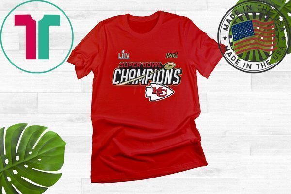 Champions Trophy Kansas City Chiefs Super Bowl LIV Tee Shirts