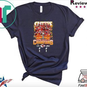 Chiefs Super Bowl LIV Champions 100 NFL Tee Shirt