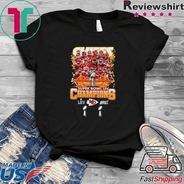 Chiefs Super Bowl LIV Champions 100 NFL Tee Shirt